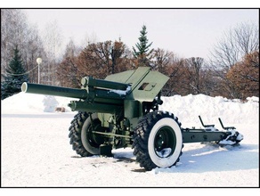 soviet m30 howitzer very simple toy & game accessories 3d print model - Mito3D