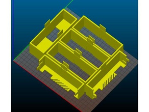 meanwell rsp-500-24 cas L'imprimante 3d de pièces lulzbot taz cache du bloc d'alimentation 4 5 3d print model - Mito3D