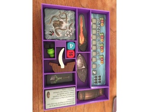 en route vers le nord légendes andor boîte organisateur jouets & accessoires de jeux des société brettspiel 3d print model - Mito3D