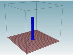 z ekseni test 3d baskı testleri yazıcı 3d-test eksen yüksek 3d print model - Mito3D