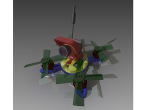 quadcopter cyclops 65mm r c Fahrzeuge fishpepper micro fpv quad Rahmen 3d print model - Mito3D