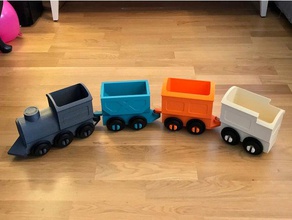 serving train containers 3d print model - Mito3D