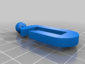 haken f r vorhang-schiene 3d printing 3d print model - Mito3D