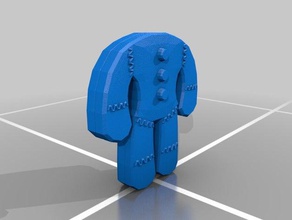 roblox homme de pain gingembre tête du corps des fichiers séparés L'impression 3d 3d print model - Mito3D