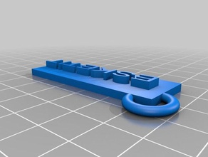 esketit lil pump keychain 3d print model - Mito3D