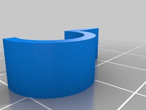 wire wall clamp organization mount 3d print model - Mito3D
