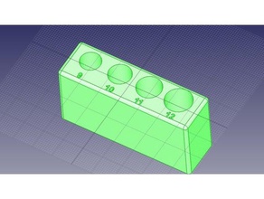 portabrocas sencillo tutorial para hacer freecad organización 3d print model - Mito3D