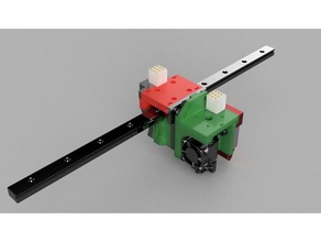 hypercube fusion linear rail tool changer 3d printers corexy evolution 3d print model - Mito3D