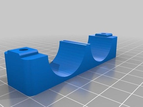 pipesaddle 29 mm x 2 partes 3d print model - Mito3D