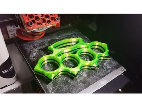 knuckle duster props 3d print model - Mito3D
