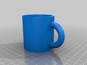 taza de la La impresión en 3d café copa tazas té 3d print model - Mito3D