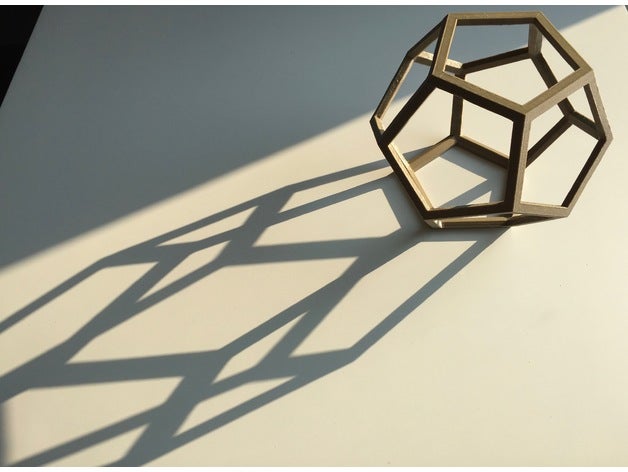 dodekaeder decoración deco La impresión en 3d 3D print model - Mito3D