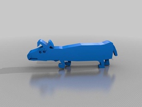 köpek hayvanlar 3d print model - Mito3D