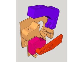 cube gen 2 e3d v2 3d printer extruders cubify v6 extruder 3d print model - Mito3D