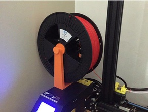 another cr-10 23 kg filament spool holder 3d printer accessories 3d print model - Mito3D