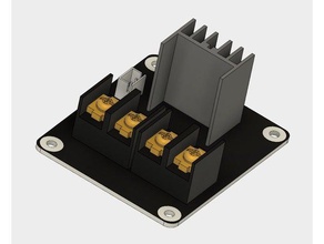mosfet basit bir model 3d yazıcı parçaları 3d print model - Mito3D