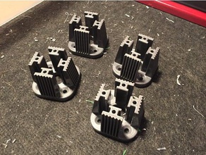 bancada de rolos suporte 45x45 jantes profil slot 10 porca diy perfil alumínio rolo trabalho 3d print model - Mito3D