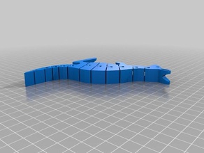 articulada canguru malha limpo brinquedos & games 3d print model - Mito3D