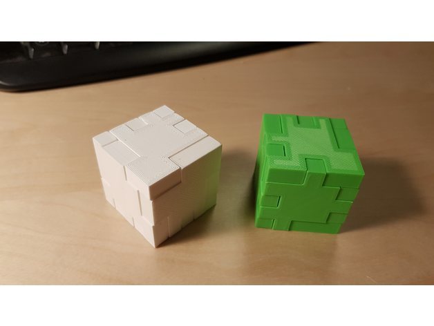 3d cube puzzle puzzles 3D print model - Mito3D