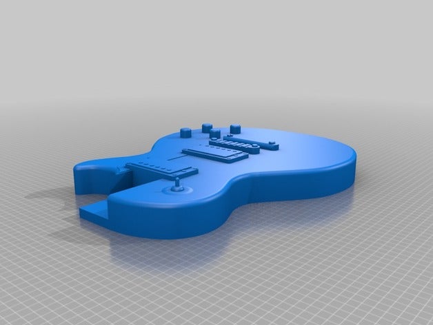 gibson les paul guitar model models 3D print model - Mito3D