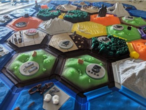 catan number tokens - yet another games settlers 3d print model - Mito3D