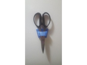 magnetic kitchen scissor mount & dining 3d print model - Mito3D
