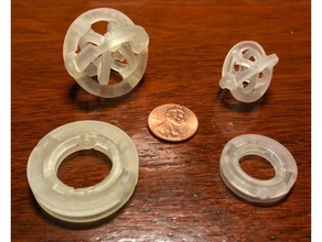 hipercinéticos anillo los anillos fidget la joyería 3d print model - Mito3D