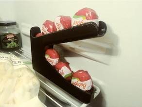 el queso babybel dispensador cocina y comedor gadget los niños cargador almuerzo refrigerador 3d print model - Mito3D
