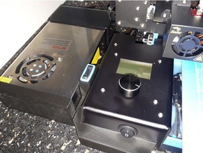 Netzteil vordere Abdeckung Die 3d-Drucker cover ender 2 die Stromversorgung Fall decken 3d print model - Mito3D