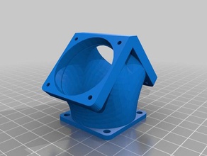 dual-40mm Lüfter-single 40mm 3d Drucker Zubehör 3d print model - Mito3D