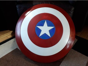 captain america shield props avengers marvel prop 3d print model - Mito3D