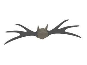 jack skellington bat bow tie nightmare before christmas costume 3d print model - Mito3D