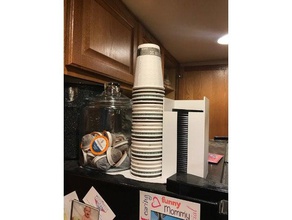 taza de café la tapa titular cocina y comedor 3d print model - Mito3D