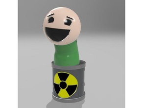 cyanide happiness butt cancer sculptures 3d print model - Mito3D