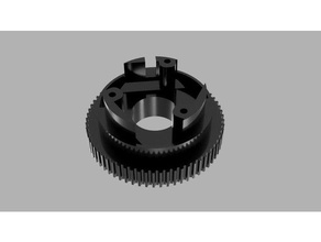 htd5m 65t 15mm mbs pulley parts 3d print model - Mito3D
