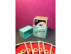 uno card holder games 3d print model - Mito3D