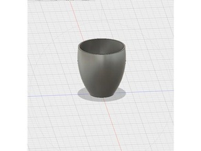 liscia colpo di vetro famiglia l'alcol tazza bevanda a proposito cicchetto 3d print model - Mito3D