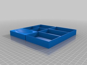 modular valet tray organization home 3d print model - Mito3D