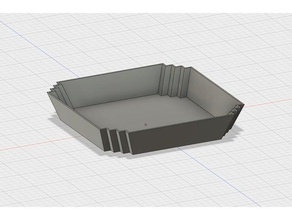 abgewinkelte dish Platte Haushalt Aschenbecher Münze Inhaber Gericht Mehrzweck Fach 3d print model - Mito3D