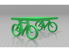 bicycle table small things household big bike egg gadget holder tabel 3d print model - Mito3D