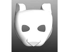 panda máscara accesorios 3d print model - Mito3D