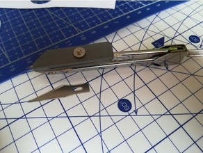compasses circler hand tools circle paper round scalpel 3d print model - Mito3D