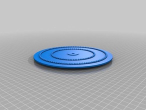 lazy suzan household bb pellet double susan row thrust bearing 3d print model - Mito3D