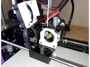einfacher quick-extruder Zugang anet a6 3d-Drucker-Extrudern - mods extruder filament ändern Kühlkörper der mod änderung 3d print model - Mito3D
