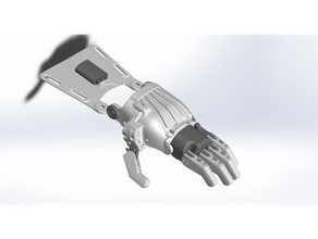 raptor reloaded 3d prosthetic e-nable printable prosthetics prosthesis hand 3d print model - Mito3D