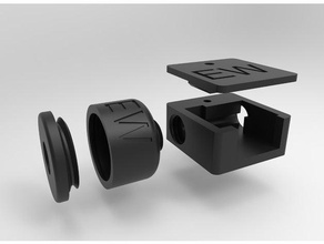 filament filtre capteur de v2 Imprimante 3d accessoires 4mm tubes nettoyeur nettoyage collecteur poussière à ci-joint le interrupteur fin course rouleaux 3d print model - Mito3D