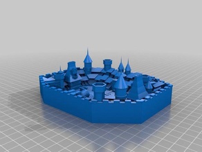 royal arena 3d printing battlefield clashroyale coc cr game 3d print model - Mito3D