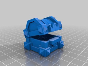 king's chest 3d printing box cr kingchest legendary 3d print model - Mito3D