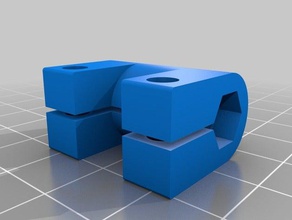 bowden clamp 3d printer parts tube cr-10 cr-10s creality extruder retraction upgrade 3d print model - Mito3D
