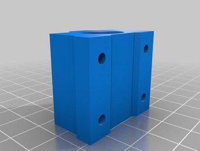 linear bearing housing 3d printer parts holder hallon 3d print model - Mito3D